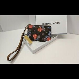 MK floral coin purse